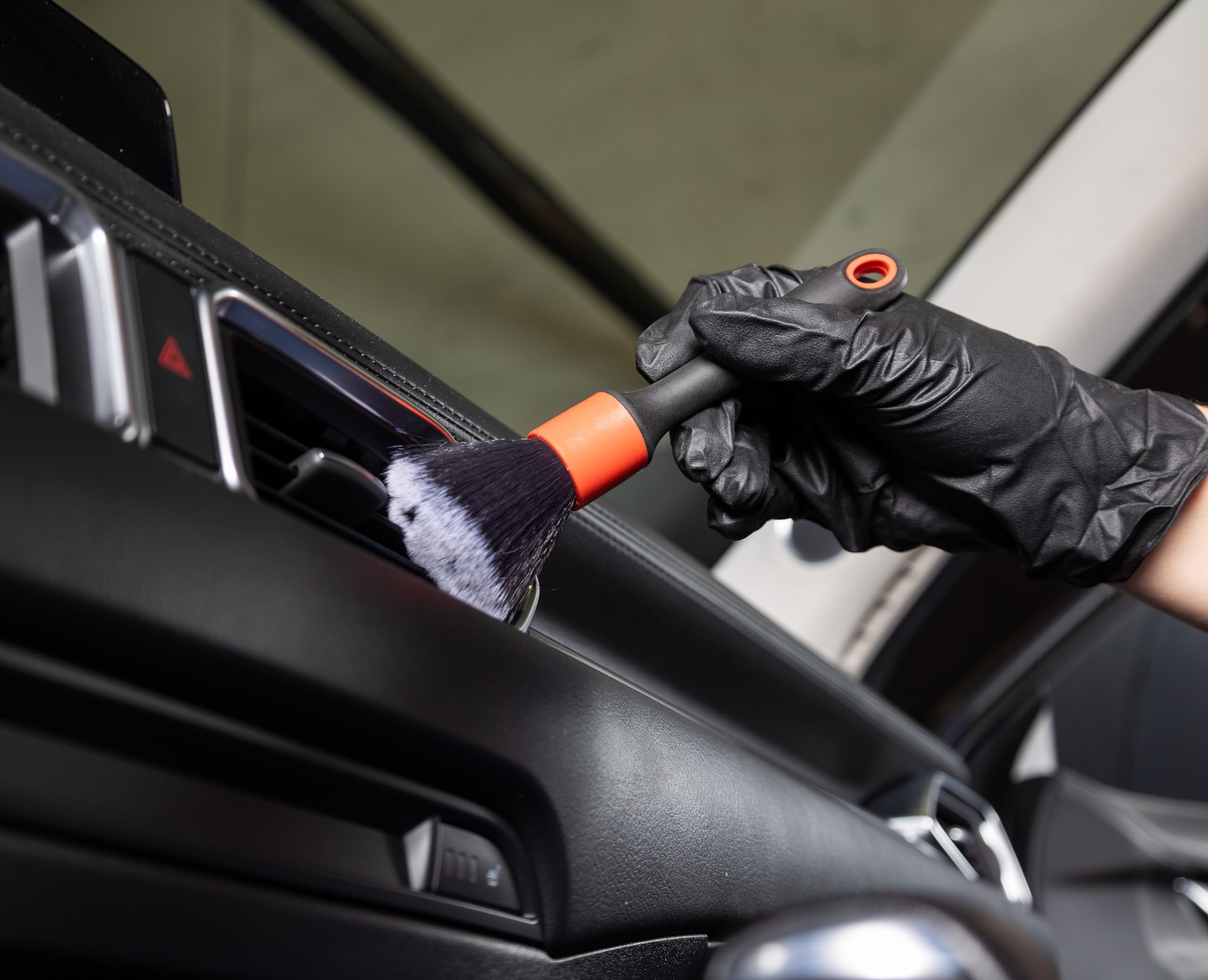 Maxshine Ultra Soft Small Universal Red ESS Detailing Brush – Professional Brush for Interior, Exterior, Leather, Engine Bay & Wheels – Ever So Soft Detailing Tool for Car Care