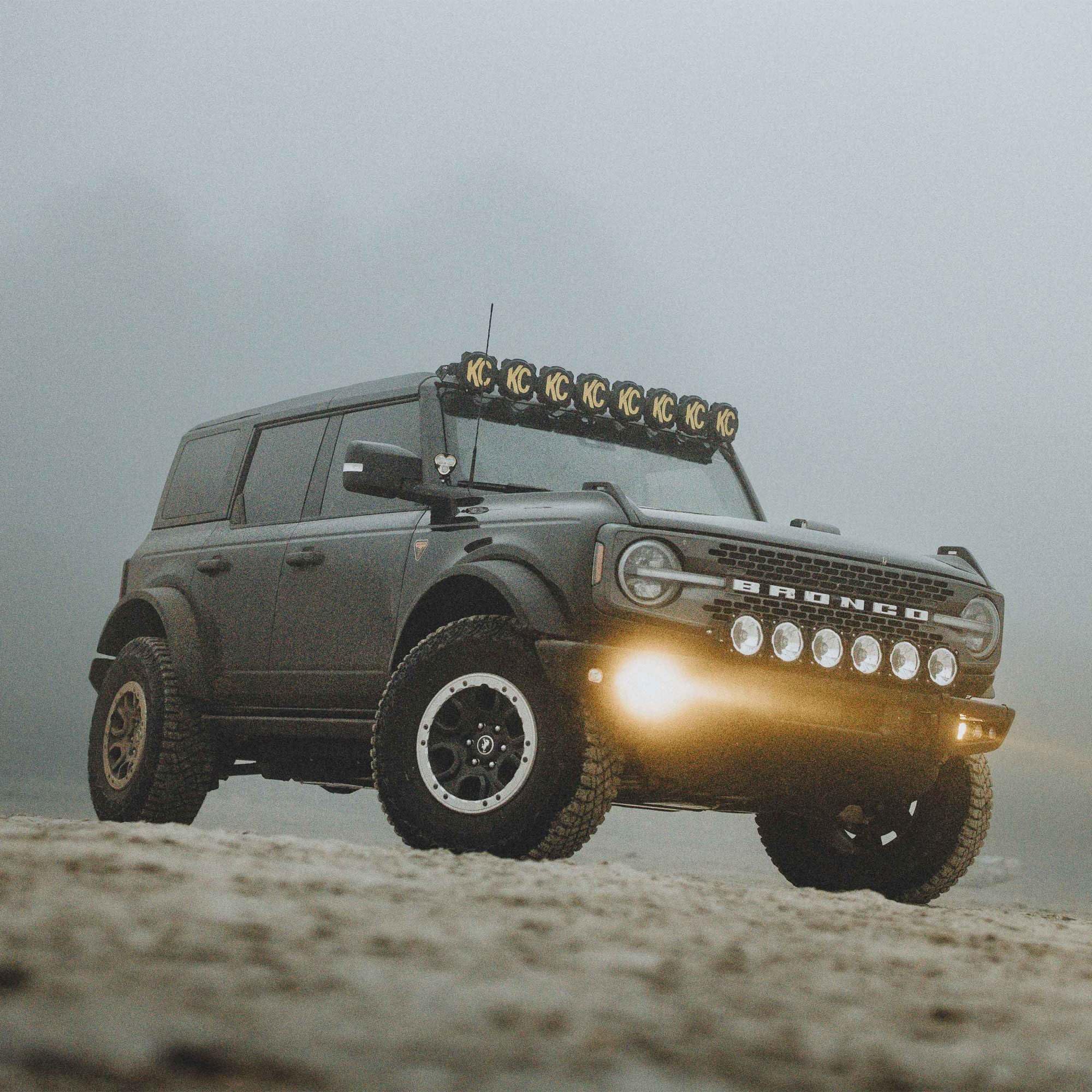 Flex ERA® KC Hilites SAE Fog Pocket Kit - 2021-Current Ford Bronco