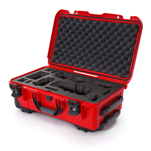 Waterproof Nanuk 935 Carry-On Hard Case with Custom Foam Insert for Sony a7R Size Camera w/Wheels - Red (935-ESON9)