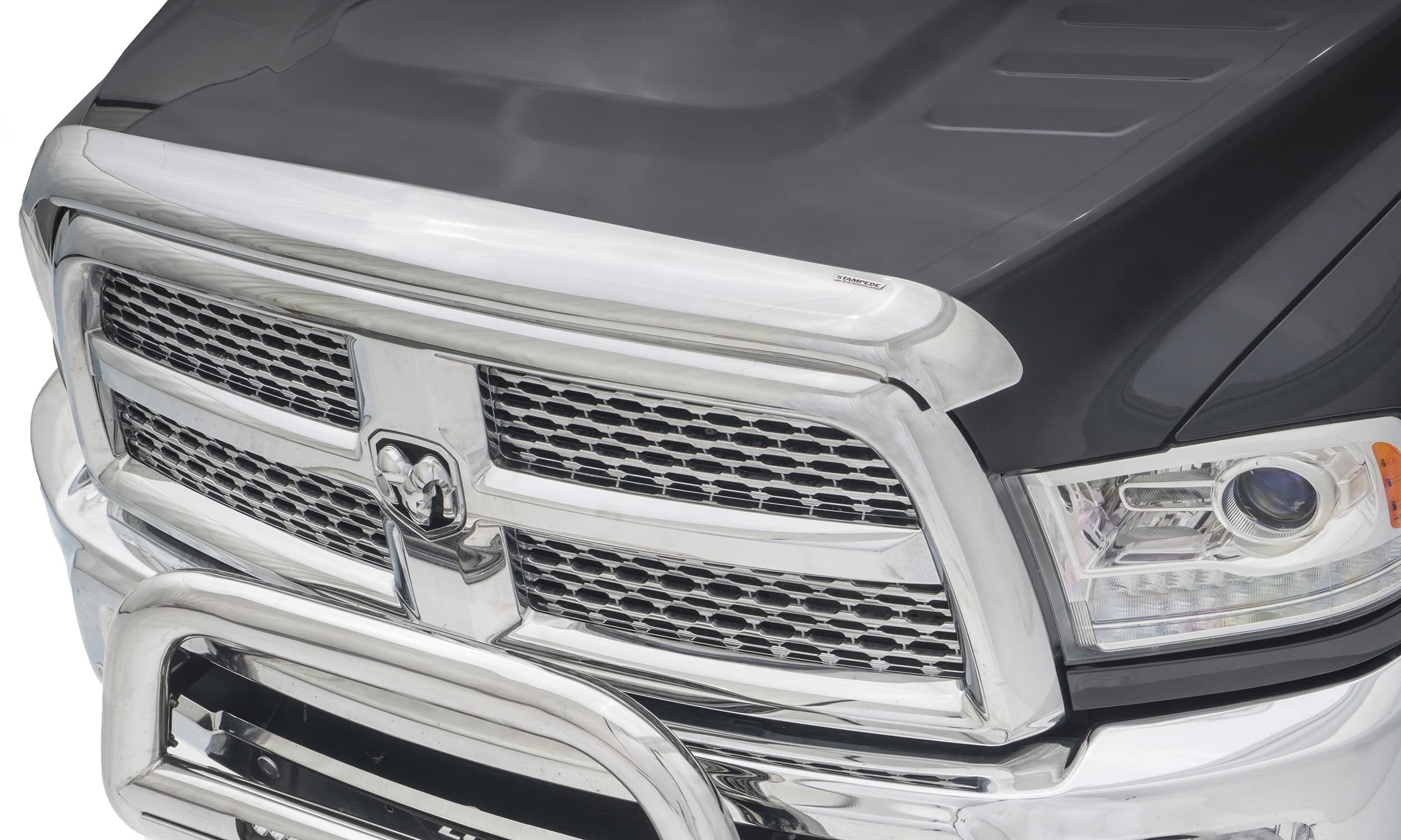 Vigilante Premium Hood Protector Stampede Truck Accessories 2243-8 - Chrome