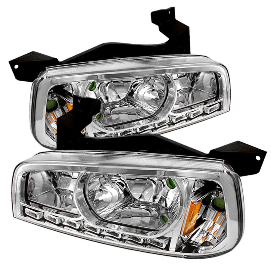 LED Crystal Headlights Xtune (HD-ON-DCH05-1PC-LED-C)