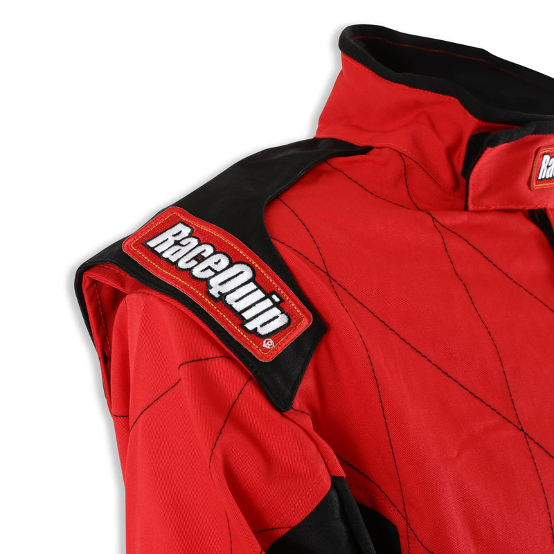 Chevron-1 RaceQuip® Driving Suit - SFI 3.2A/1 - Red - Medium
