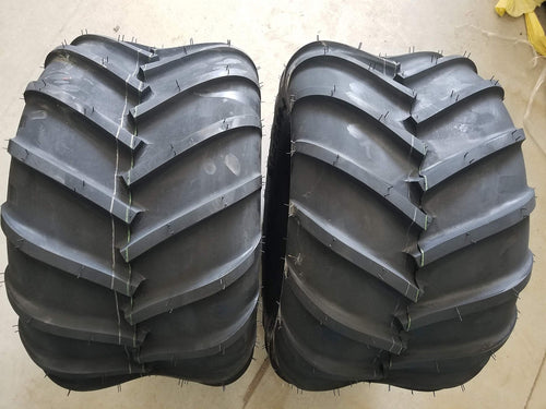 24x12.00-12 PAIR Kenda K472 Chevron Lug Ag Bar Tires