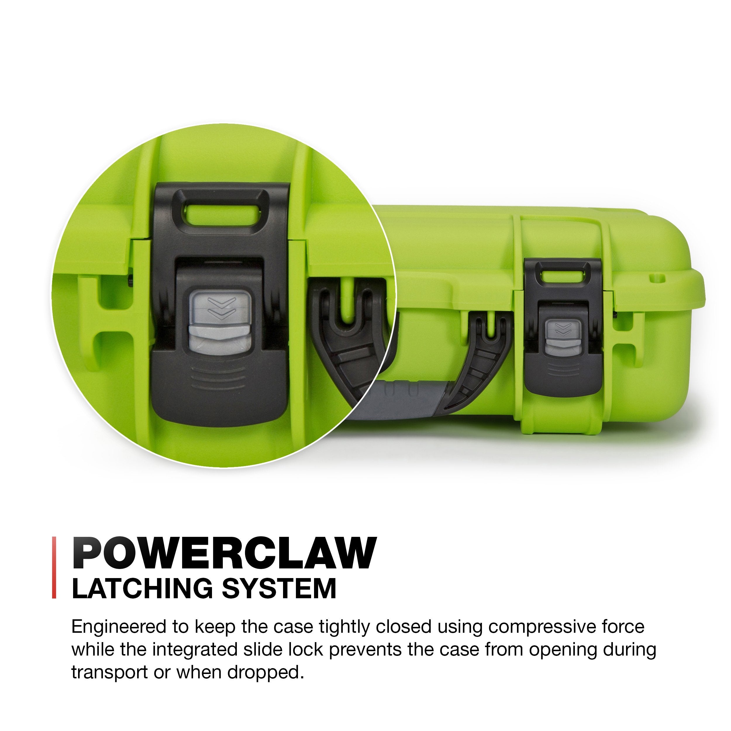 Glock Case w/Nanuk - Lime