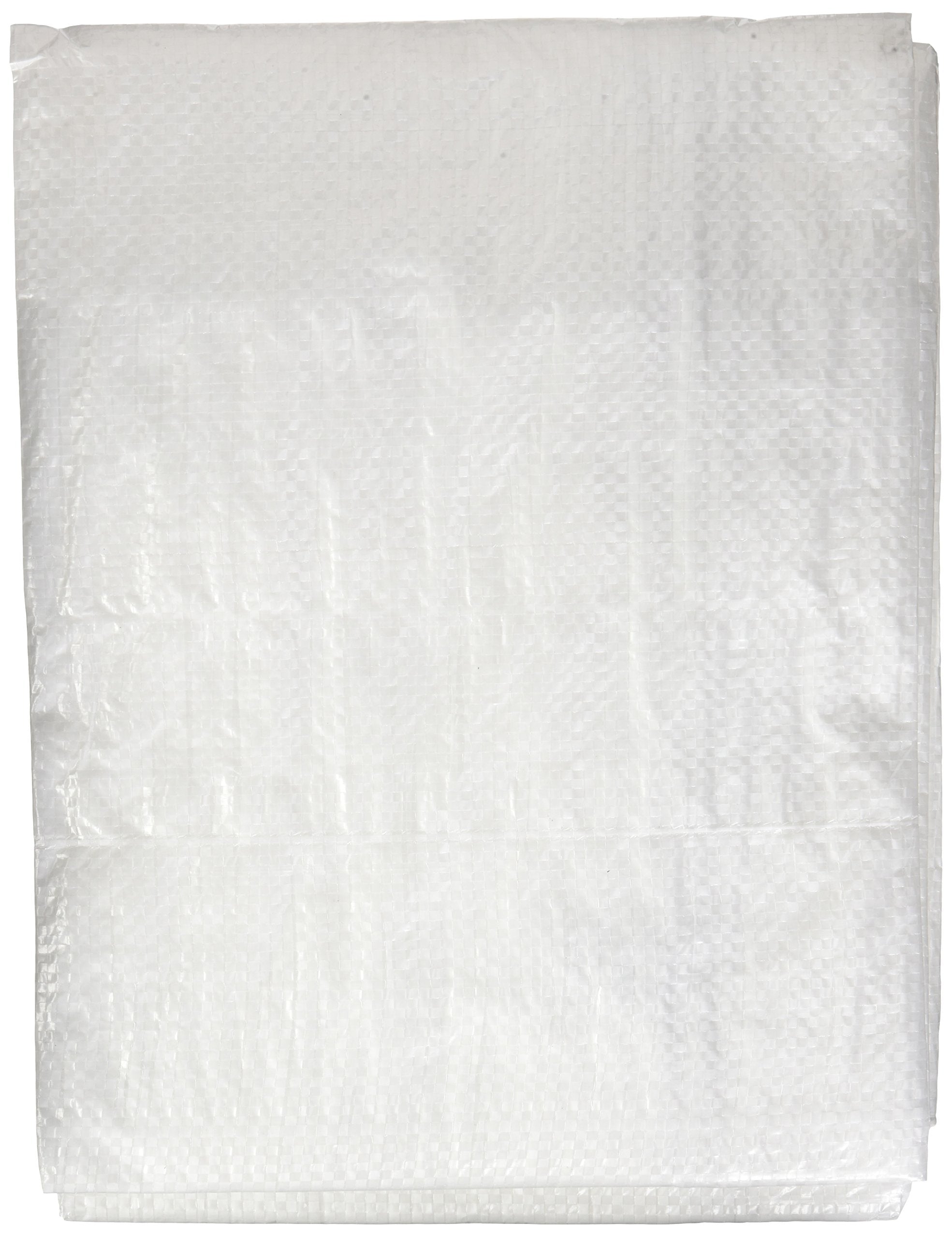57060 Erickson Clear White Economy Grade Poly Tarp, 6' x 8', 1 Pack