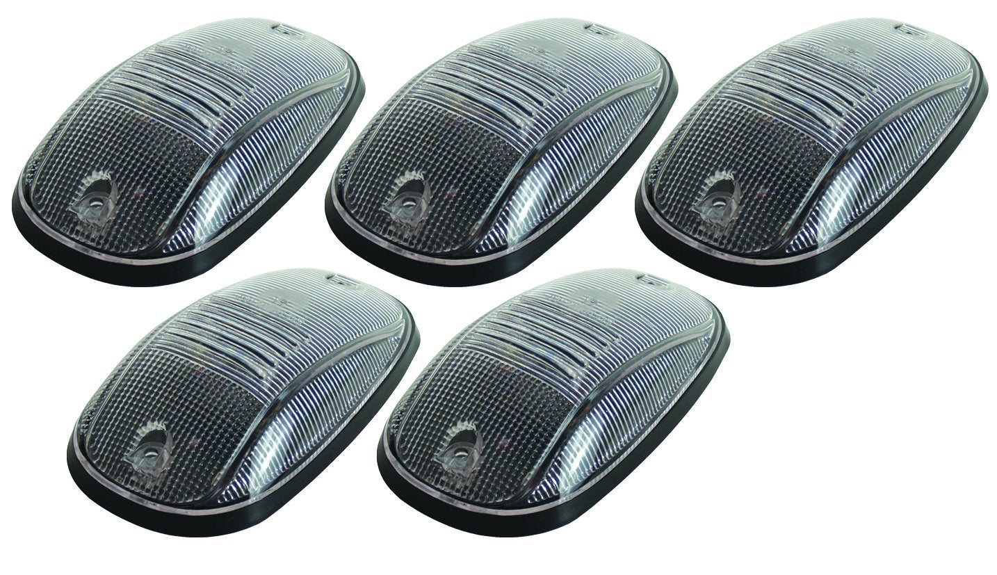 Pacer Performance Hi-Five Smoke 20-235S Ford Style Cab Roof Light, (Pack of 5)