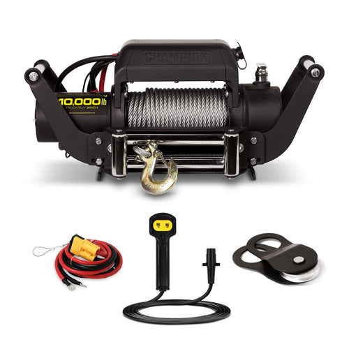 10,000-lb. Champion Power Equipment Truck/SUV Winch Kit with Speed Mount and Remote Control