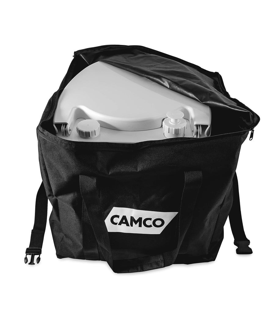 Portable Toilet Storage Bag Camco - Safely Stores & Protects Your Portable Toilet - Compatible w/Portable Toilets Up to 5.3-Gallons (41530)