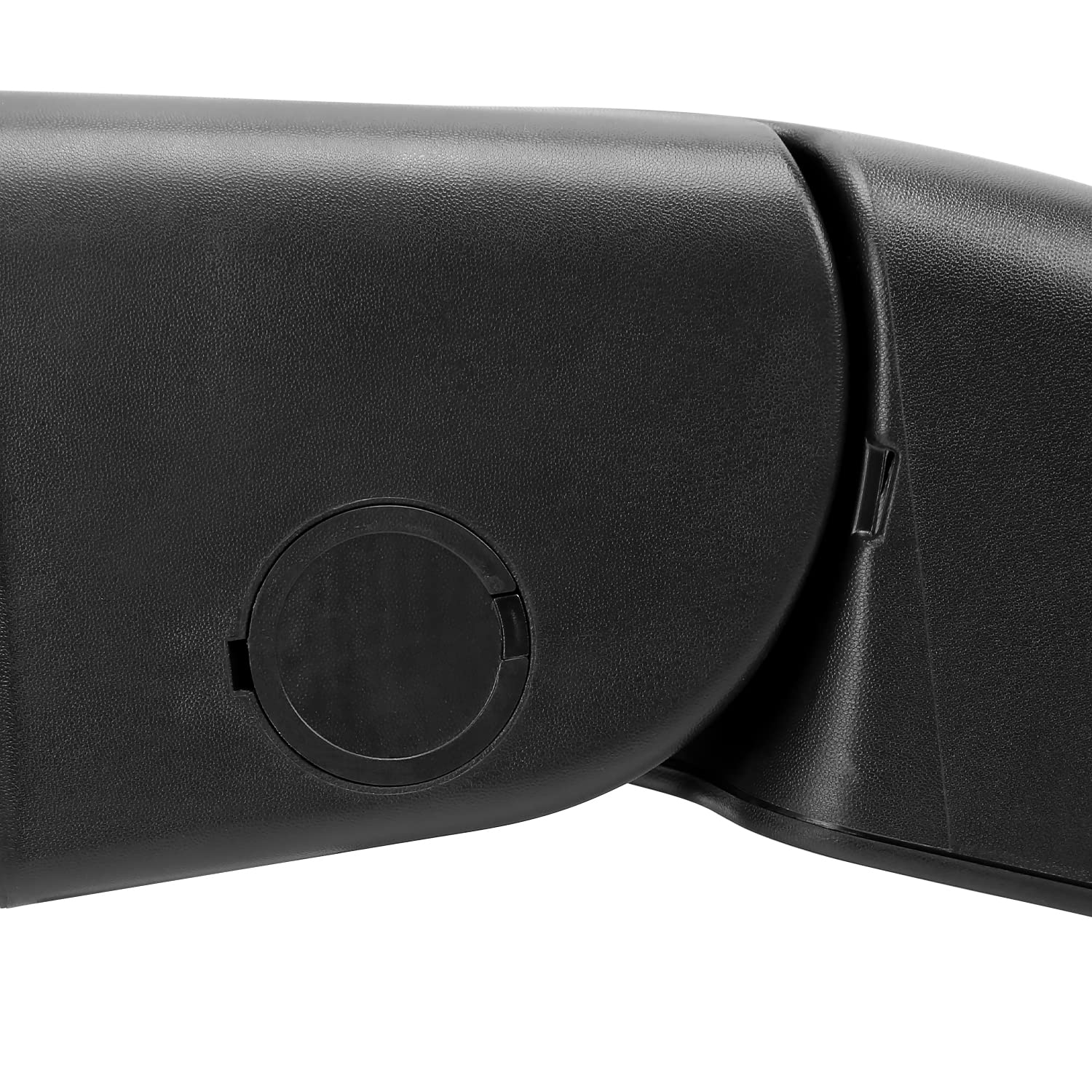 Manual Side Mirrors Spec-D Tuning Black Compatible with 1999-2002 Chevy Silverado, Left + Right Pair