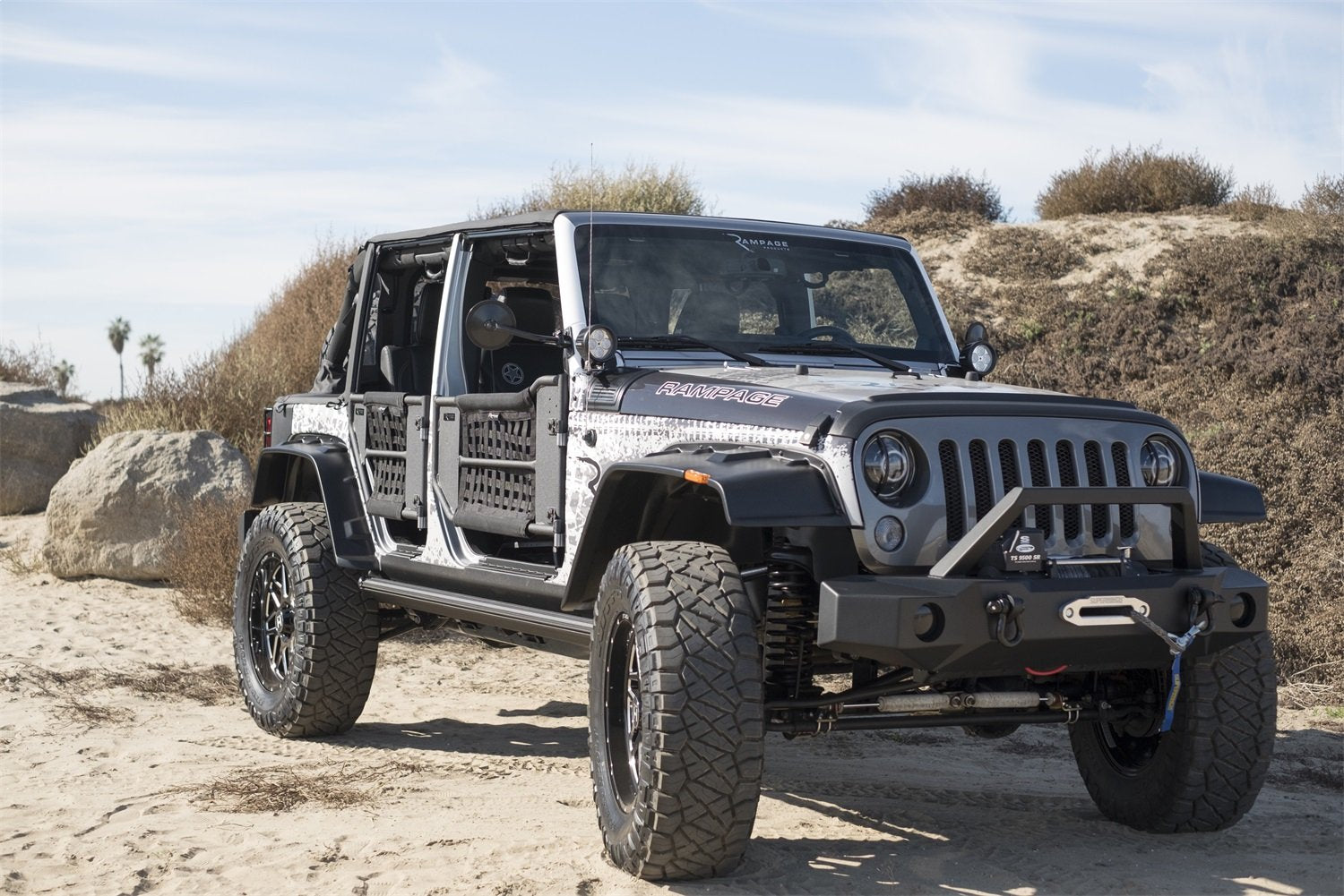 JK RAMPAGE PRODUCTS 99510 TRAILGUARD Bumper FR