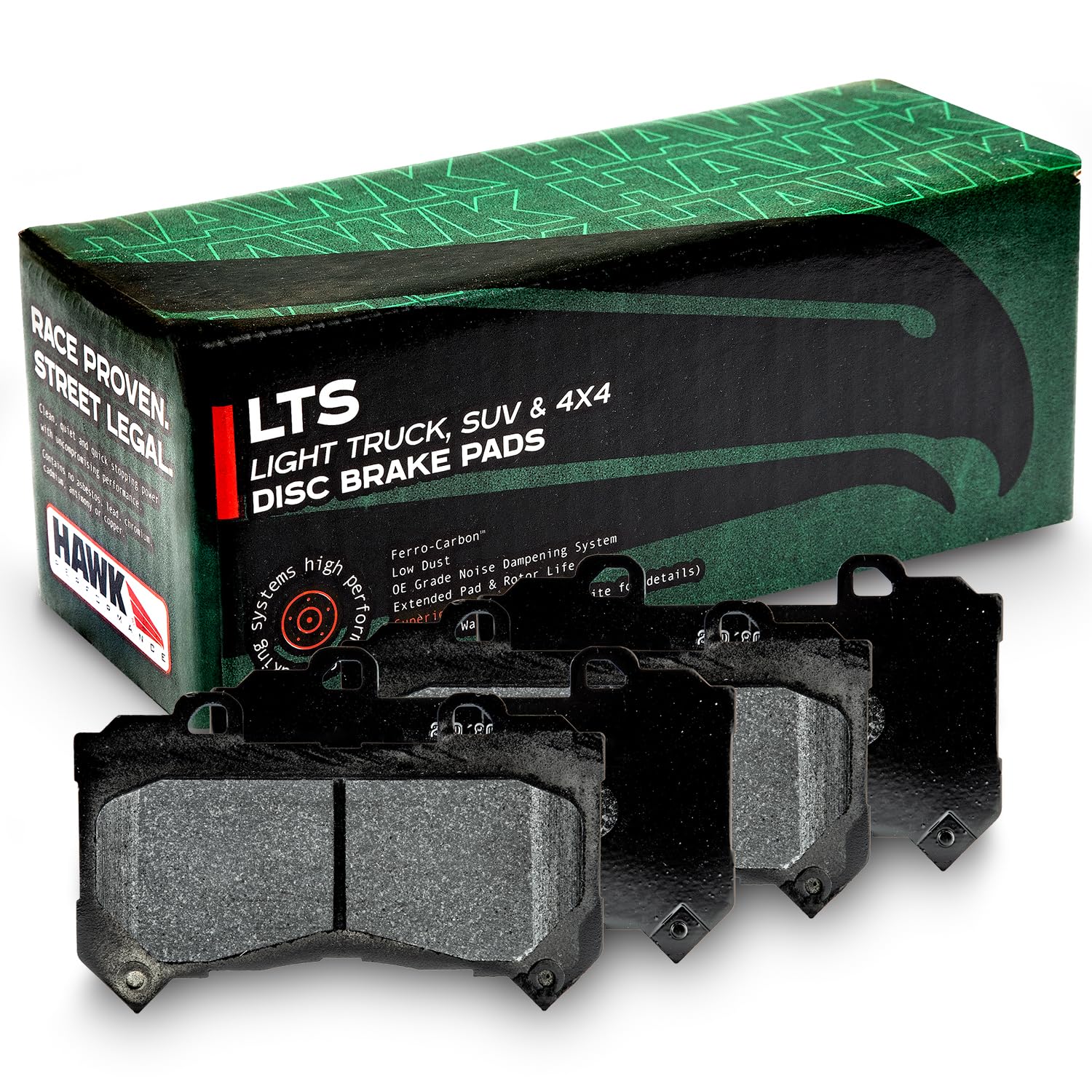 Hawk Performance LTS HB957Y.609 Light Truck and SUV Street Brake Pads