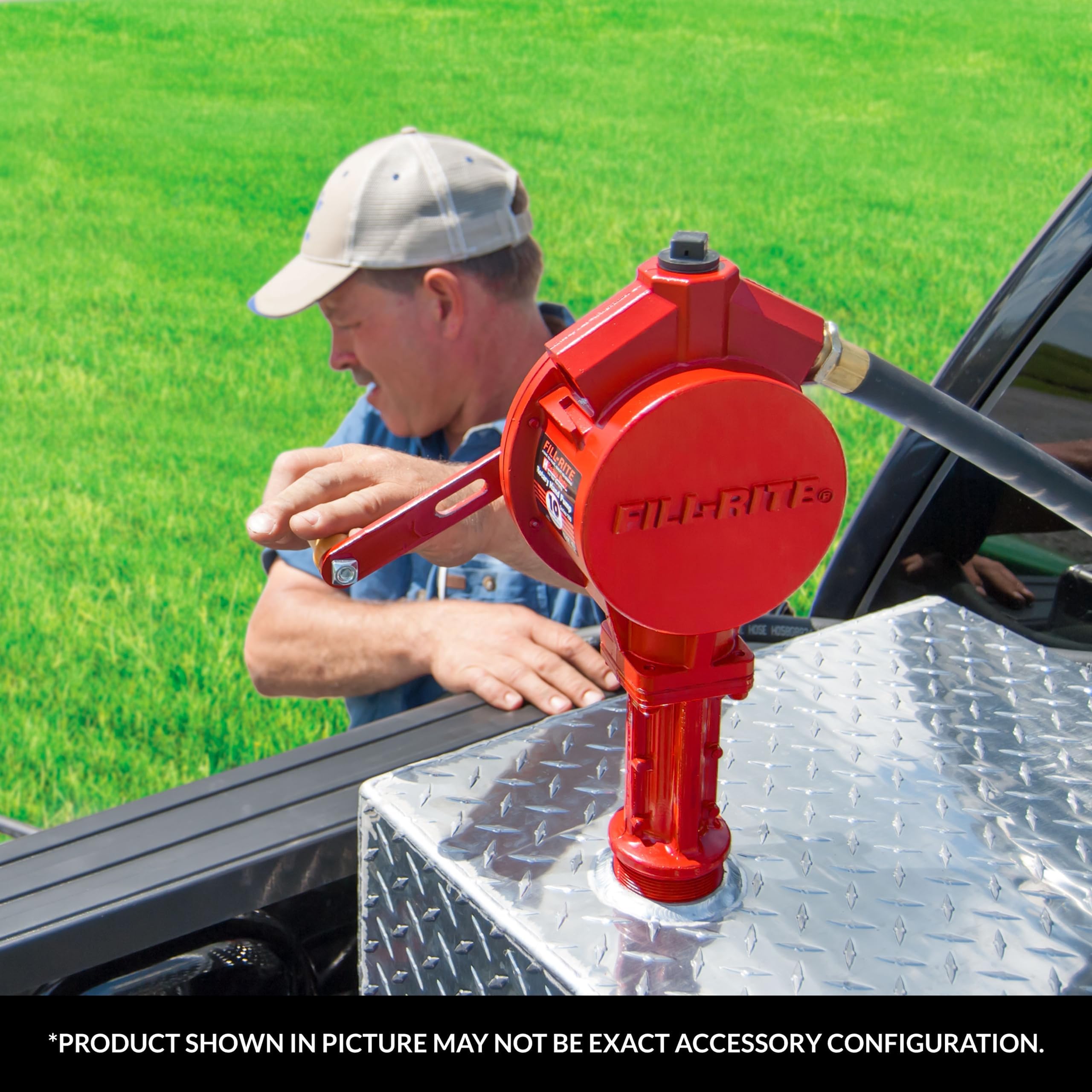 Fill-Rite Fuel Transfer FR110 Rotary Hand Pump (Pump Only w/Vacuum Breaker)