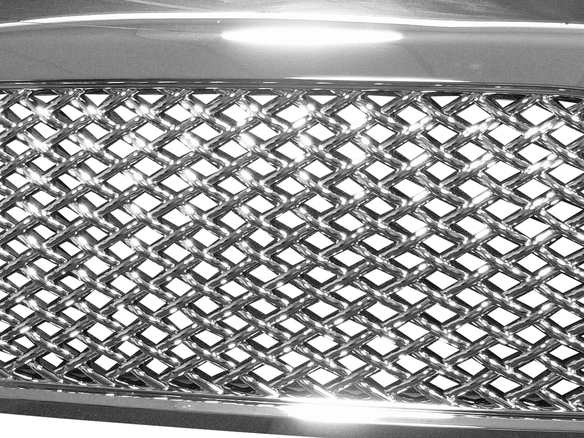 7150287 Armordillo USA Mesh Front Hood Grille - Polished Fits 2005-2011 Toyota Tacoma