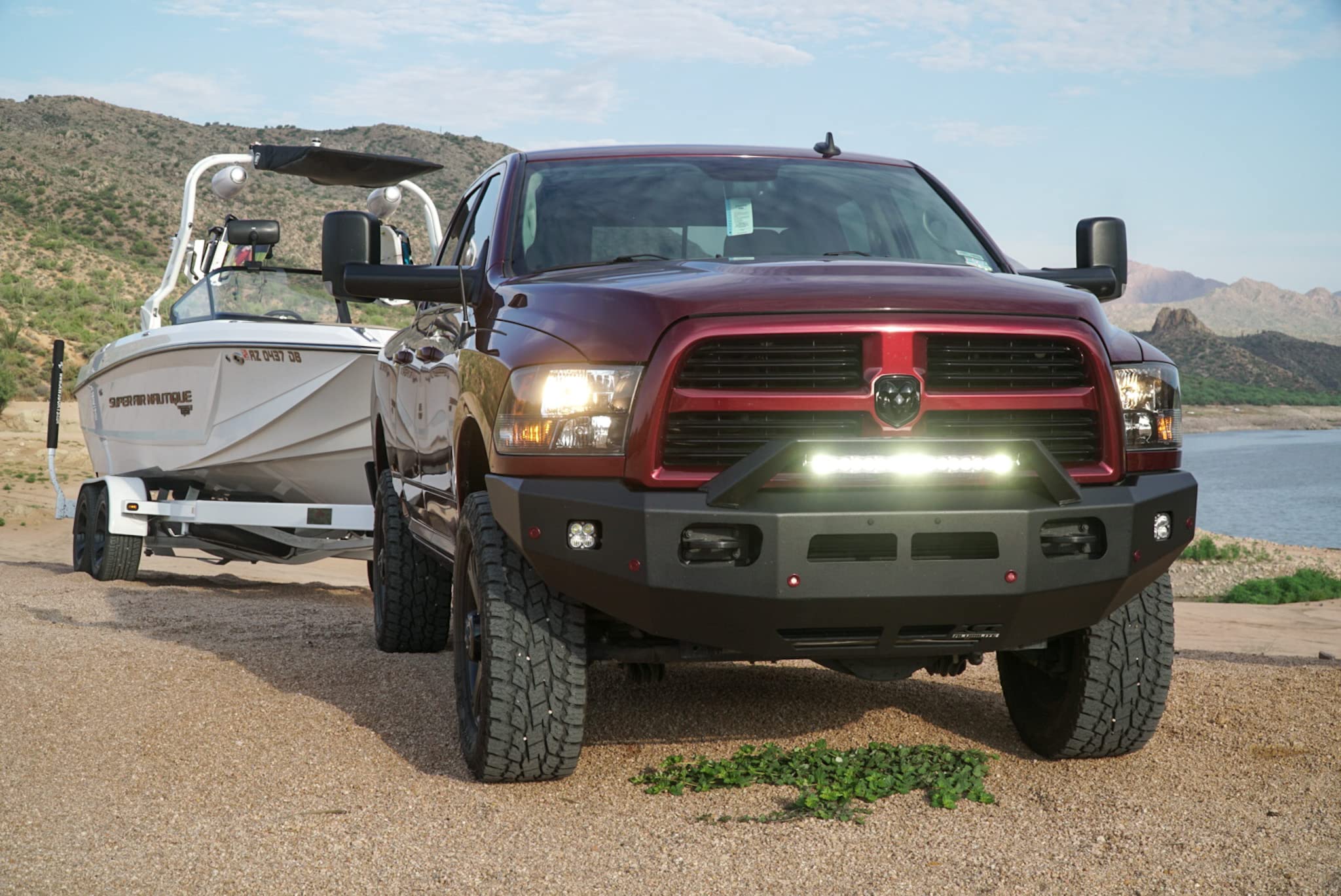 Alumilite Front Bumper ICI Aluminum Compatible with 2010-2019 Dodge RAM HD