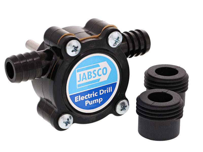 Self Priming Jabsco 17250-0003 Electric Drill Pump , Black