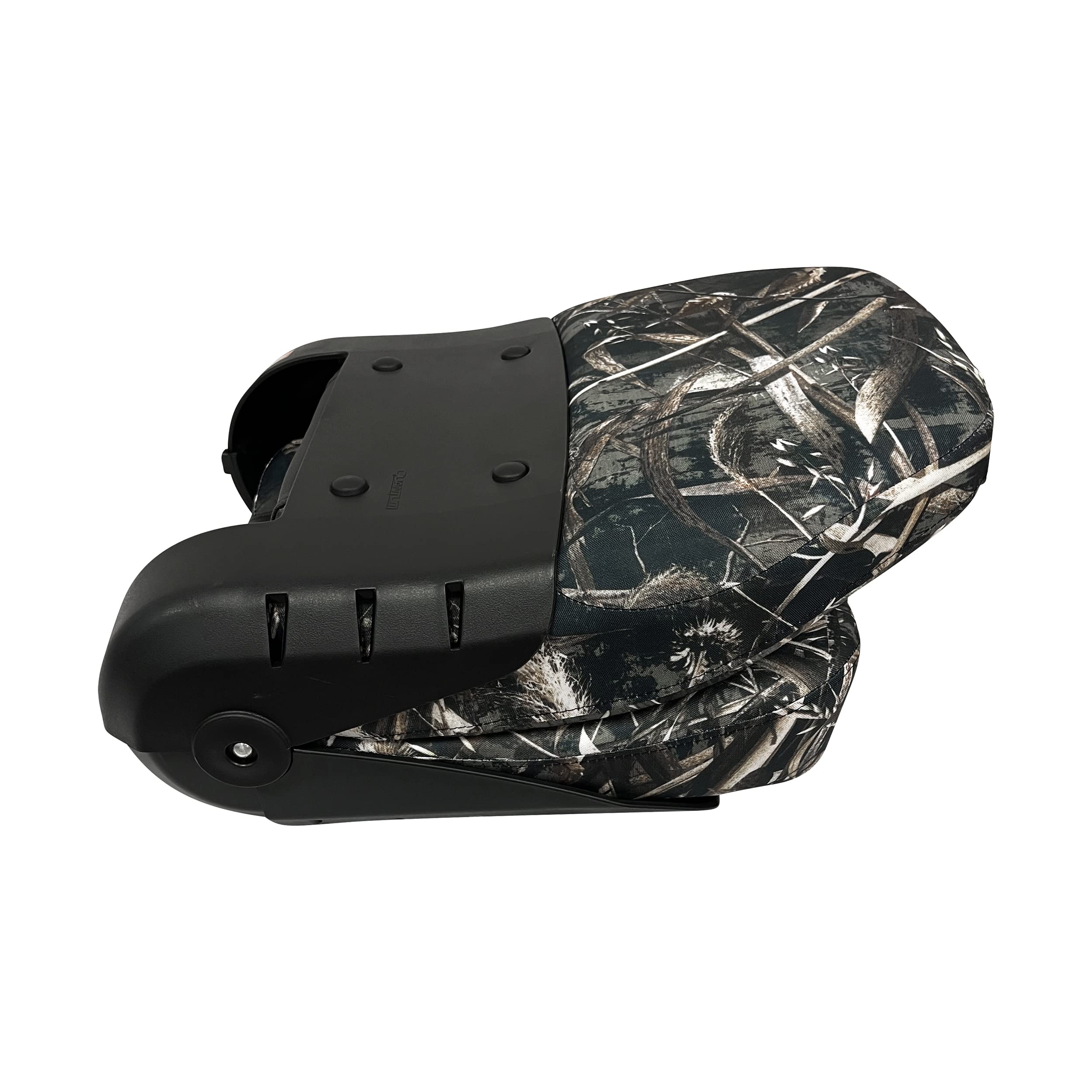 Quantum Series Wise Fold Down Fishing Boat Seat, Max 5 Camo/Jazz Black 3340-1785