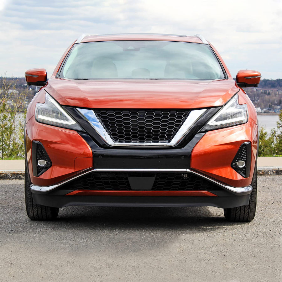 LED Fog Lights SPEC-D TUNING Chrome with OE Wiring and Switch Compatible with 2019-2023 Nissan Murano, L+R Pair Assembly