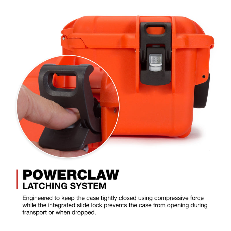 Orange Nanuk 908 Waterproof Hard Case