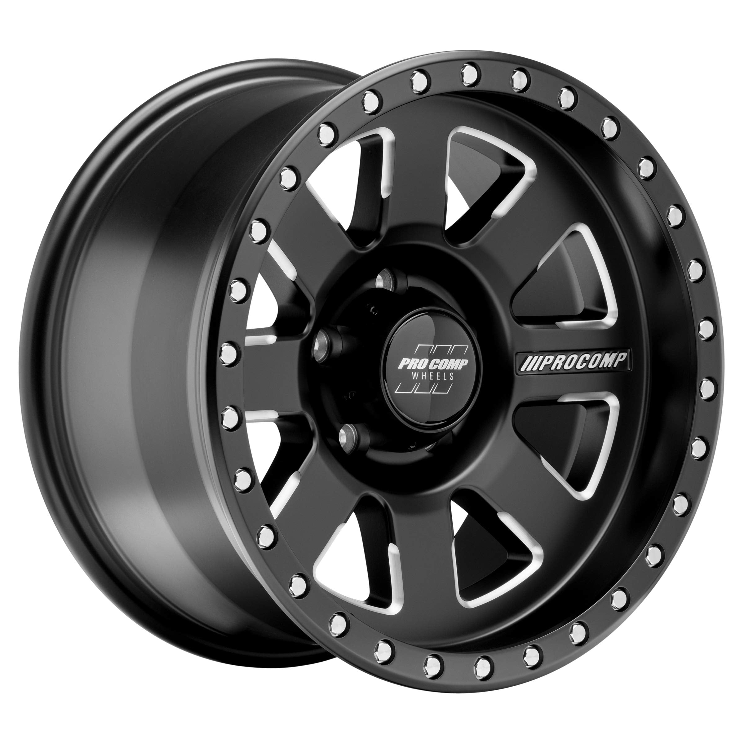 74 Pro COMP Series Trilogy Satin Black Milled (17x9 / 5x5 / -6mm)