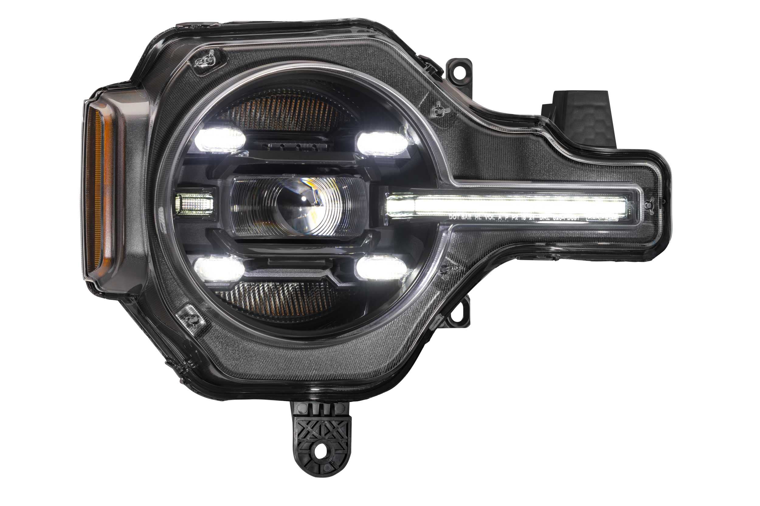 Morimoto XB LED Headlights Plug and Play Fits Ford Bronco 2021+ Headlight Assemblies, White DRL (LF497)