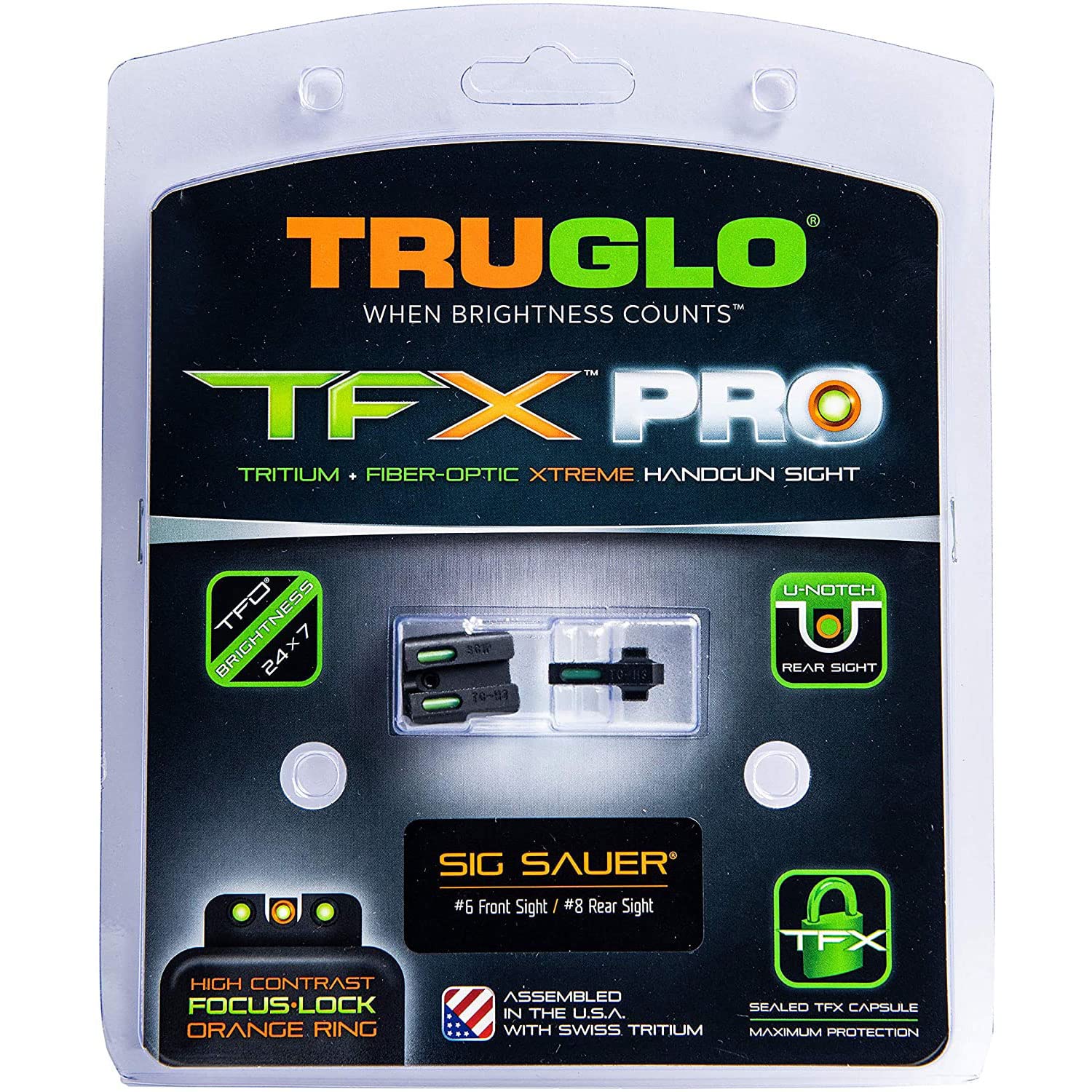 Sig Sauer TruGlo Pro TFK TG13SG2PC Pistol Sight
