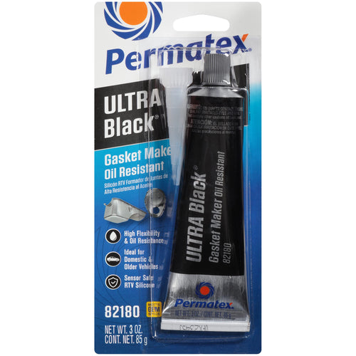 Ultra Black Permatex 82180 RTV Silicone Gasket Maker