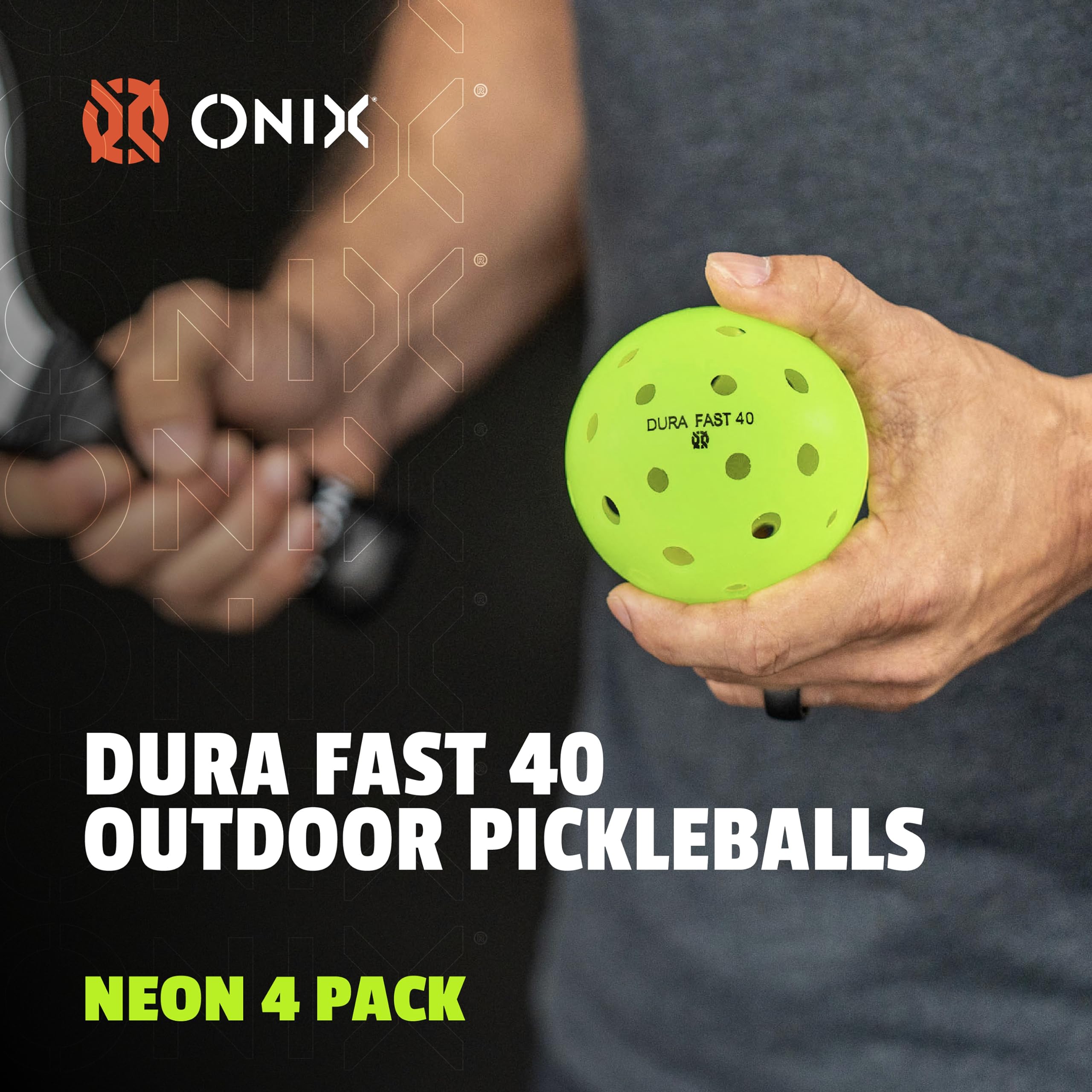 Dura Fast 40 Onix Outdoor Pickleballs – Neon