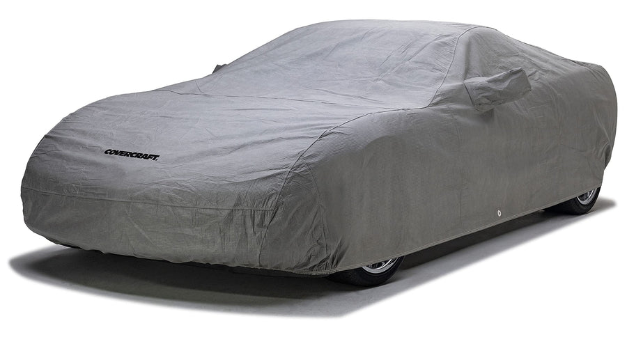 Covercraft 5-Layer Custom Indoor Car Cover | C14316IC | Compatible with: 1955-1956 Chevrolet Bel Air 2-Door Convertible or Hardtop | Gray