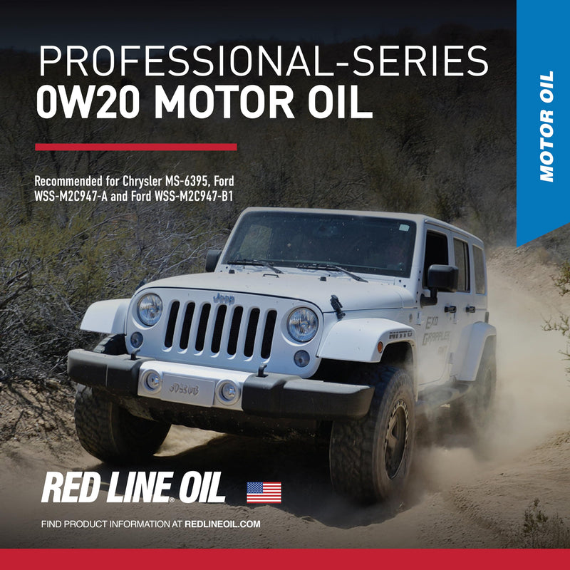 Professional Series Red Line 12804 0W20 Motor Oil - 1 Quart