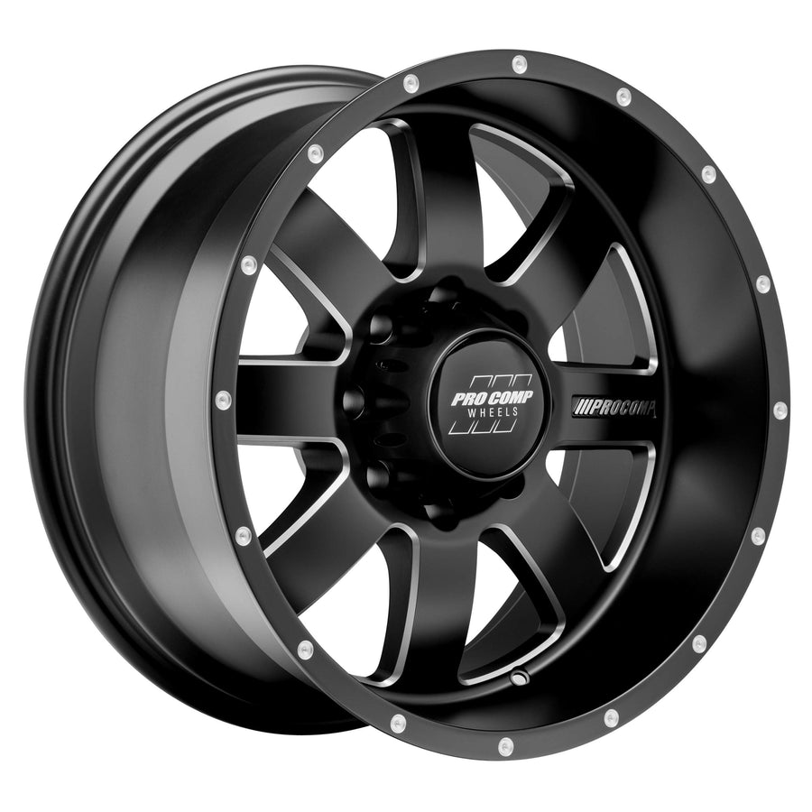 PRO COMP Trilogy Series 73 Satin Black Milled (20x10 / 8x170 / -18mm)
