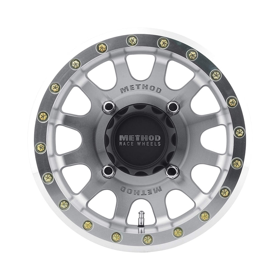 Method Race Wheels 401 Raw Machined UTV Beadlock 14x7" 4x156", 38mm offset 5.3" Backspace, MR40147046352B