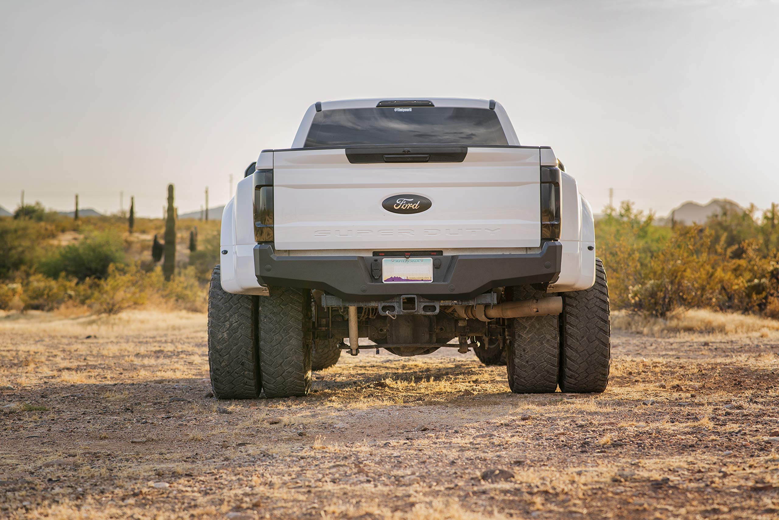 Alumilite Rear Bumper ICI Aluminum Compatible with 2017 - 2021 Ford Superduty