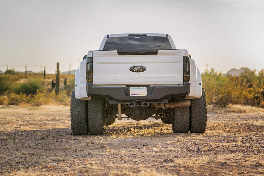 Alumilite Rear Bumper ICI Aluminum Compatible with 2017 - 2021 Ford Superduty