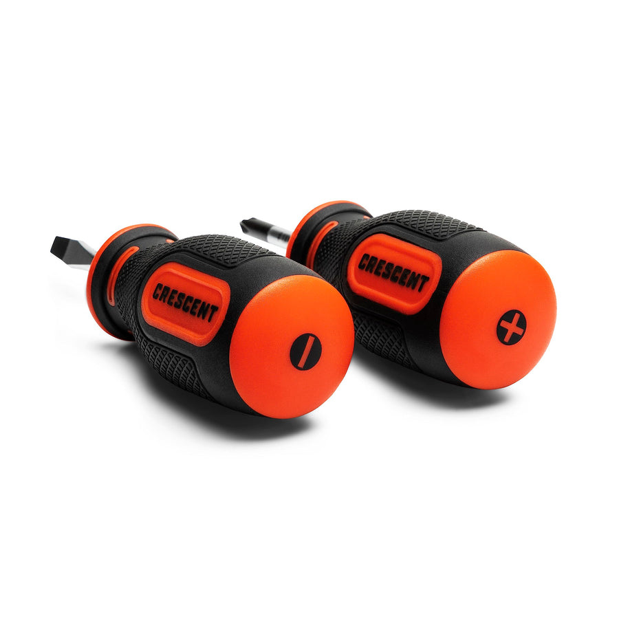 12 Pc. Crescent Dual Material Screwdriver Set with Phillips and Slotted Screwdrivers - CSDS12PCSET