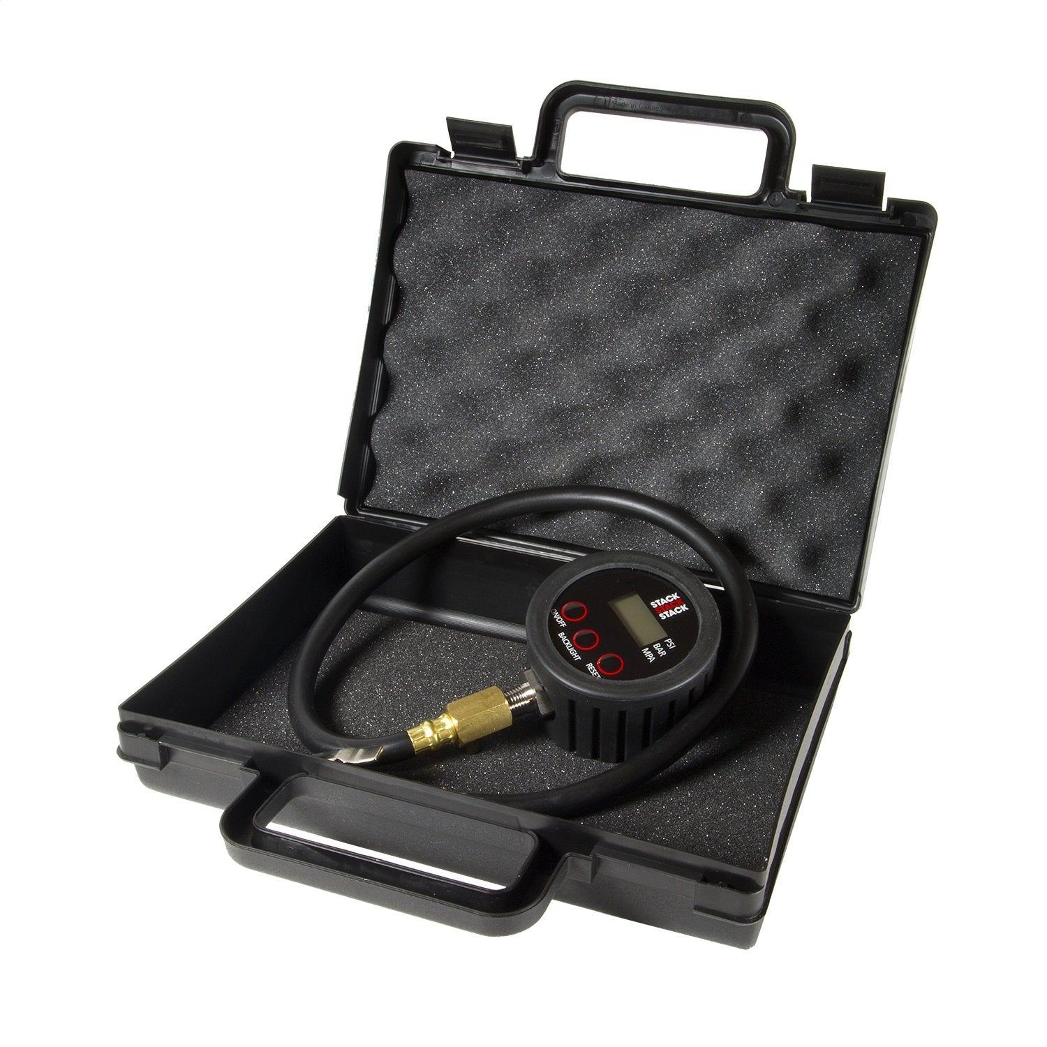 Gauge, Auto Meter: Tire Press, 50 Psi/3.45 Bar, Precision Digital, Backlit W/Mem, Incl Case