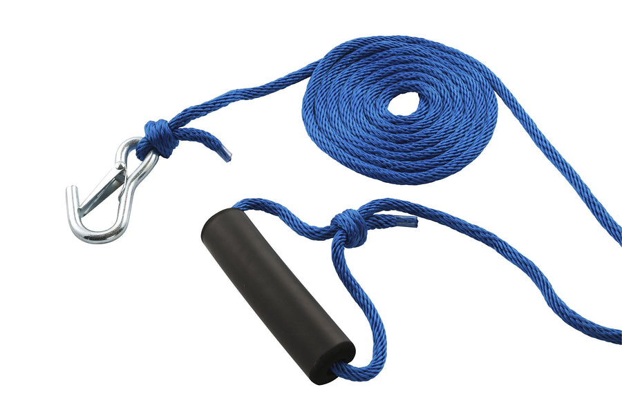 Attwood Solid Braid 11732-7 Multifilament Polypropylene Launch Line 5/16-Inch x 30-Feet, Blue