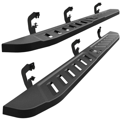 Tyger Auto 6.6" Blade Running Boards Compatible with GMC Sierra 1500 2007-2018 Chevy Silverado; 2007-2019 2500 3500HD; 2019 LD/Limited | Double Cab | TG-BL3C7028 | Side Step Nerf Bars