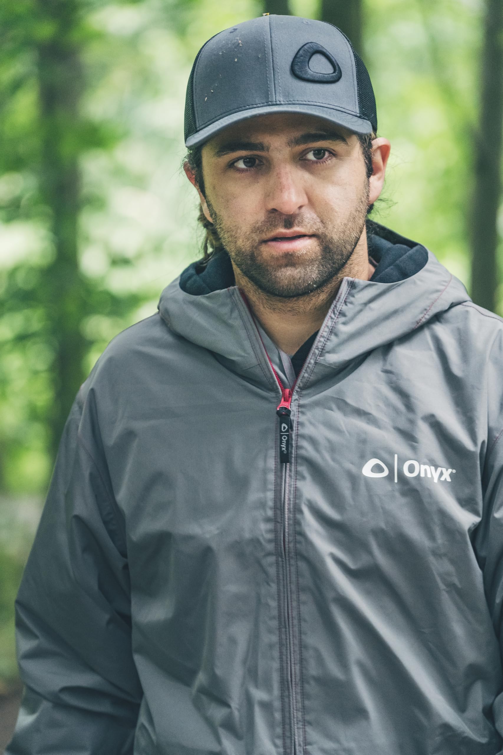 Men's Onyx Essentials Rain Jacket, Grey