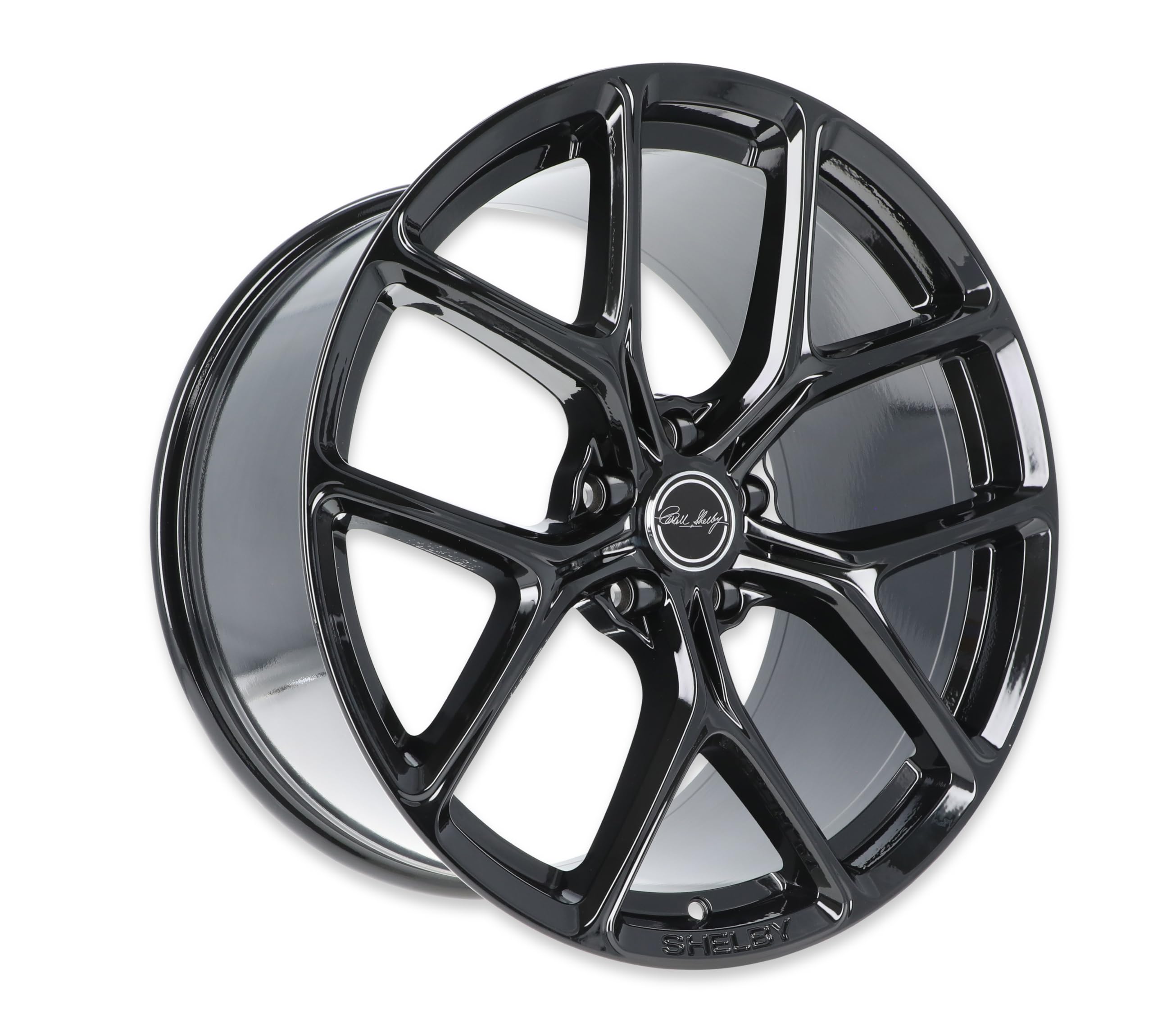 CS3-215455-B Carroll Shelby Wheels - 20 x 11 in. CS3 - 5 x 114.3-50mm Offset - Gloss Black