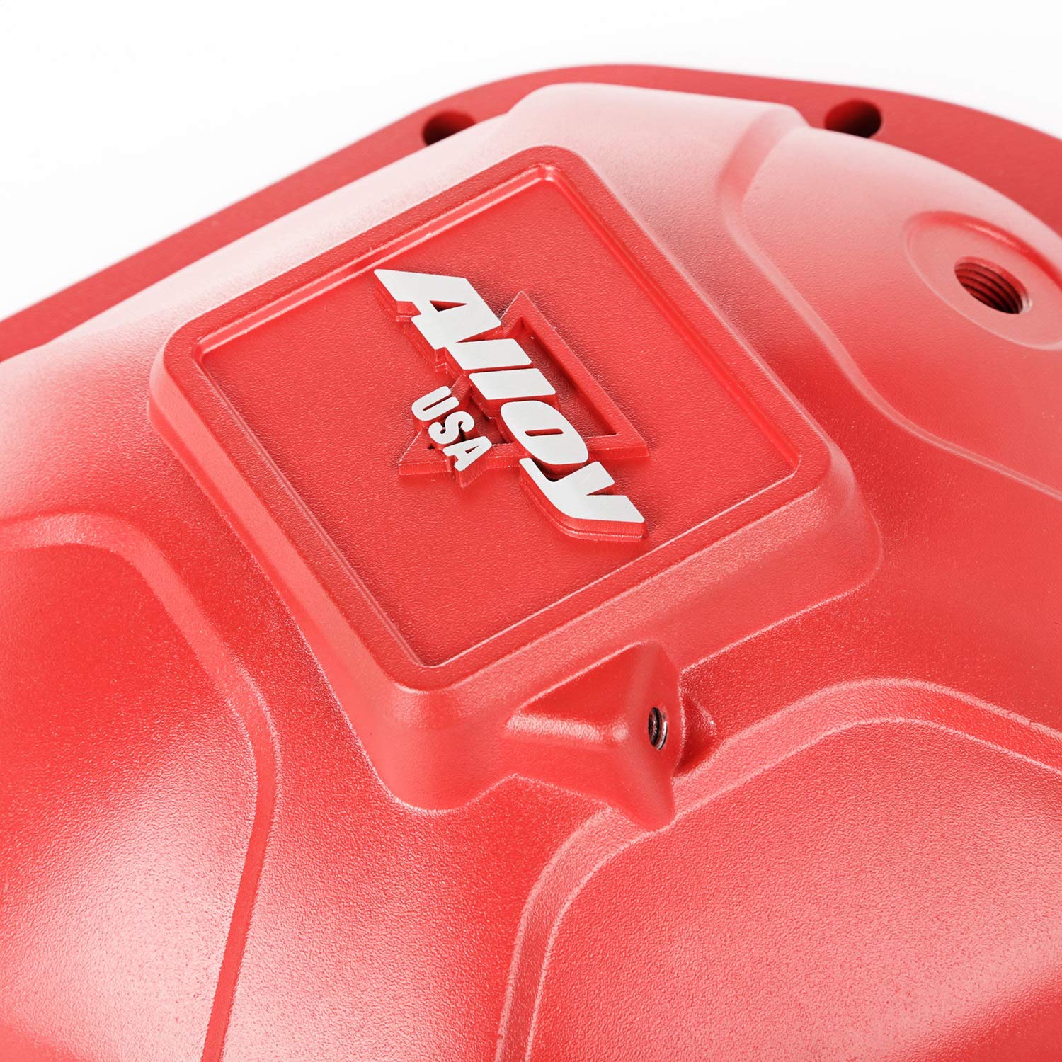 Differential Cover Alloy USA for Dana 44 | Aluminum, Red | 11212 | Fits 1987-2006 Jeep Wrangler YJ/TJ/LJ; 1984-1990 Jeep Wagoneer; 1993-2004 Jeep Grand Cherokee; 1986-1992 Jeep Comanche & Others