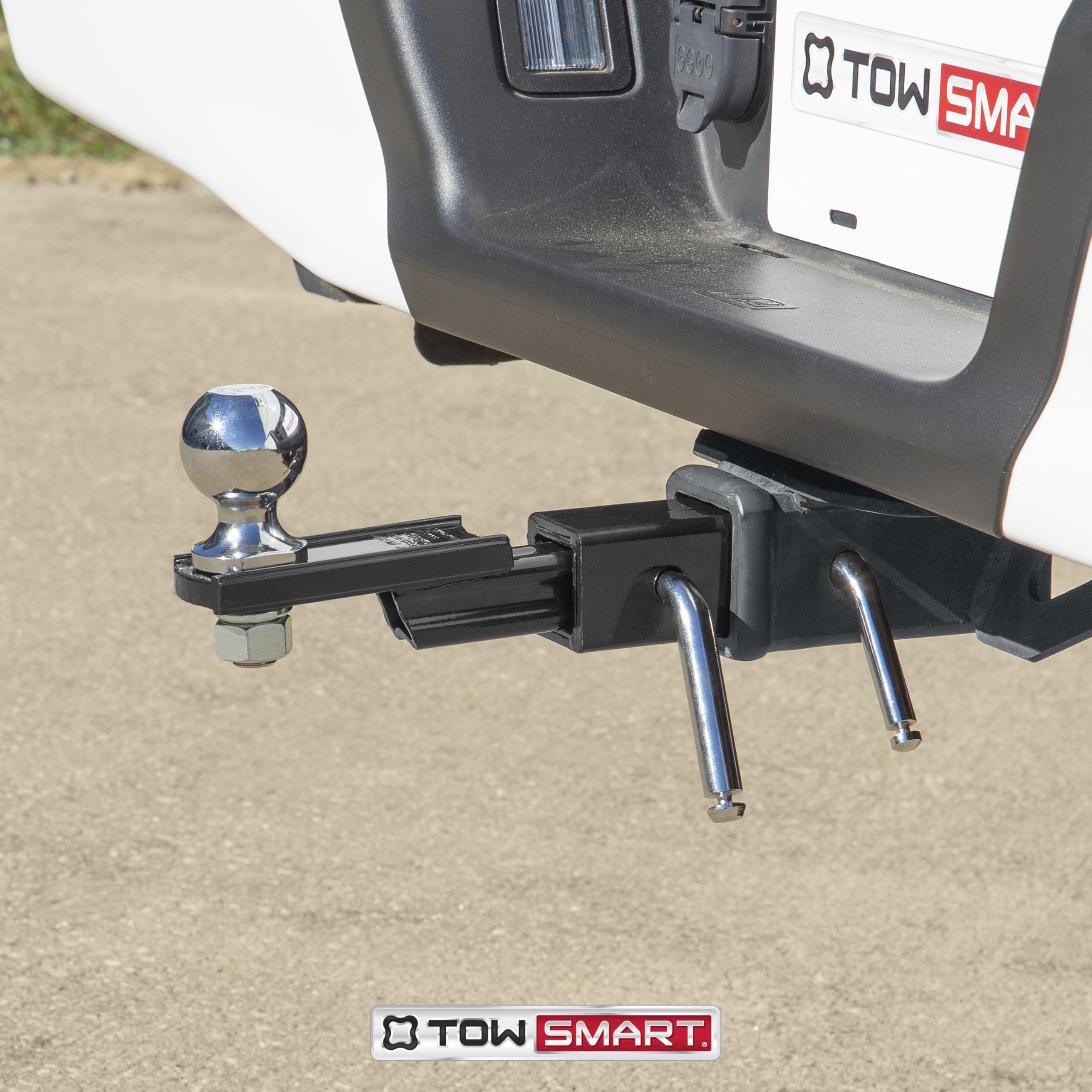 Class II TOWSMART Chrome Trailer Hitch Ball, 3,500 lb., 2 in. Ball Diameter, 3/4 in. x 1-1/2 in. Shank