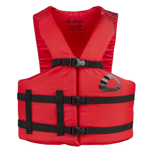 General Purpose ONYX Comfort Life Jacket, Red, Universal