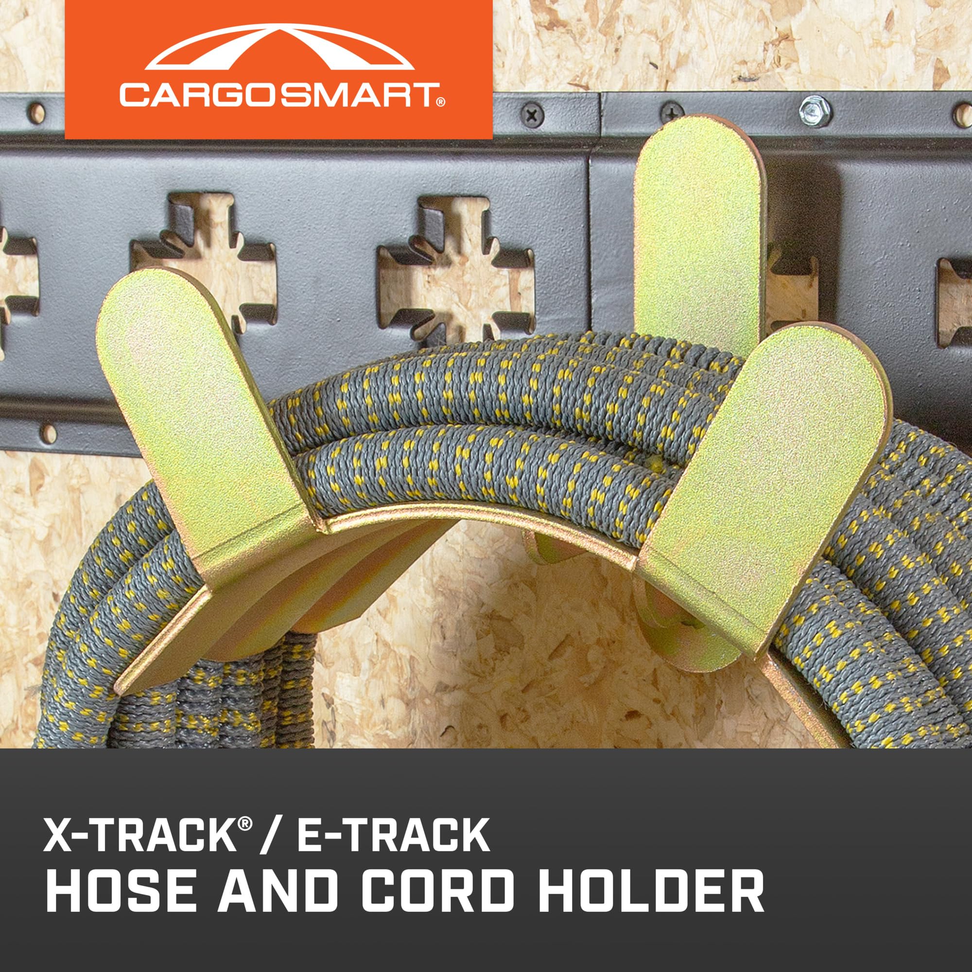 Cord and Hose Holder for X-Track/E-Track Systems