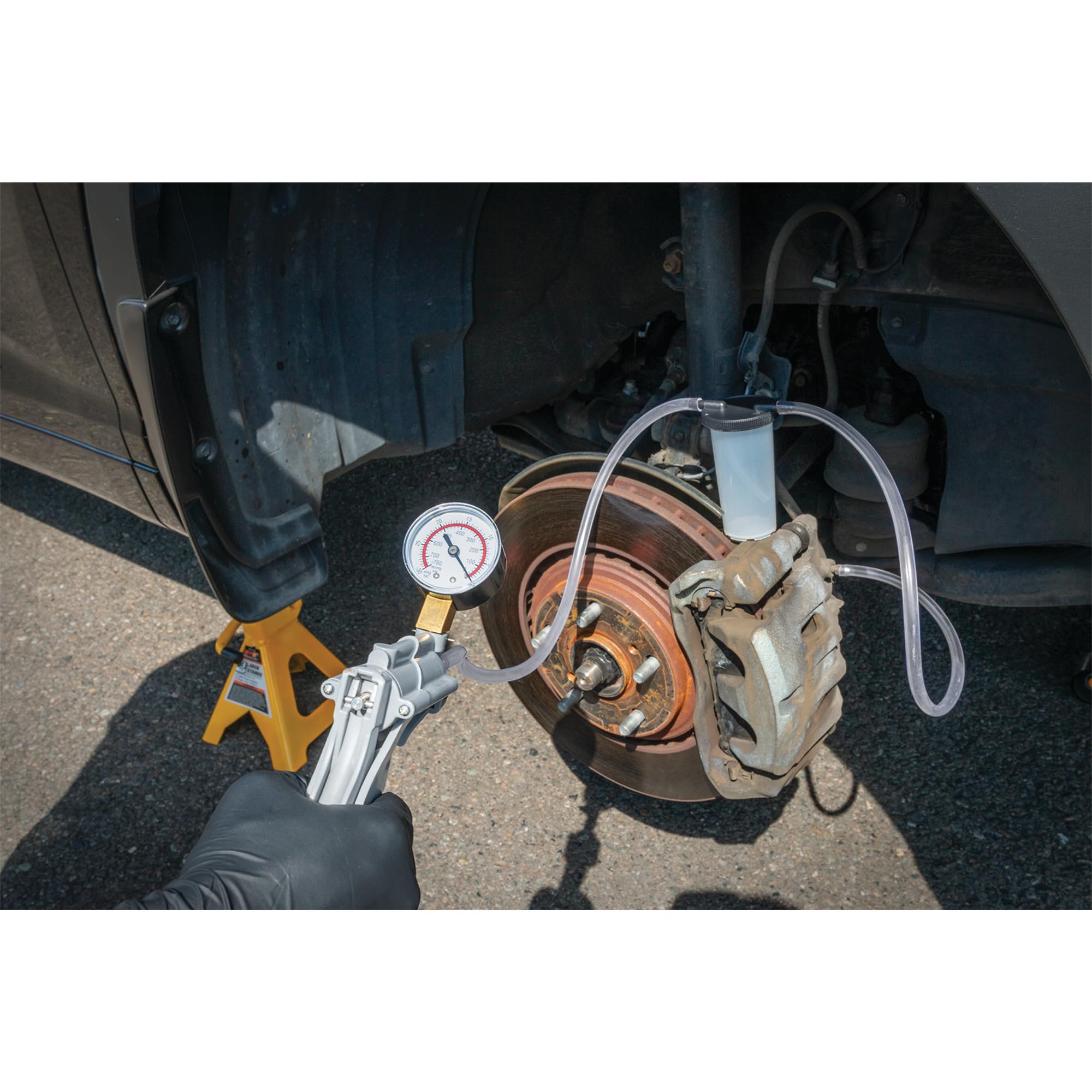 One-Man Performance Tool W87030 Hand Vacuum Pump Kit for Brake Bleeding and Automotive Tests