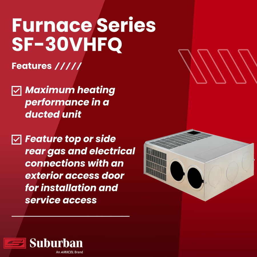 Suburban SF Series Low Profile Ducted Furnace SF-30VHQ 30,000 BTU/h LP Gas Model 2577A