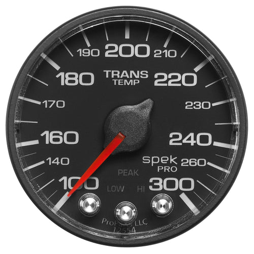 P342328 Pro Parts Spek-Pro 2-1/16" Electric Transmission Temperature Gauge (100-300 Degree F, 52.4mm)