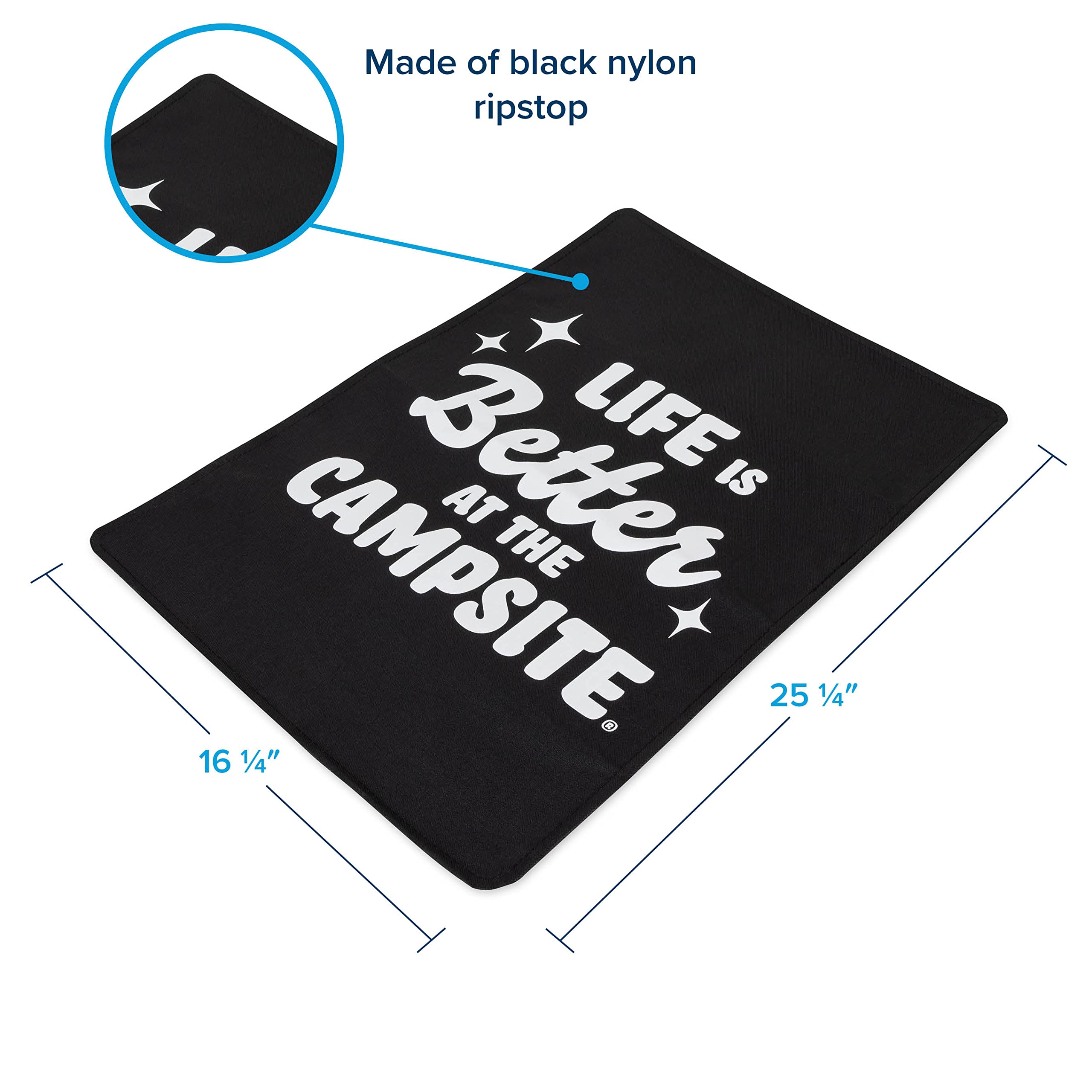 RV Door Window Camco Life is Better at The Campsite Light Blocking Shade