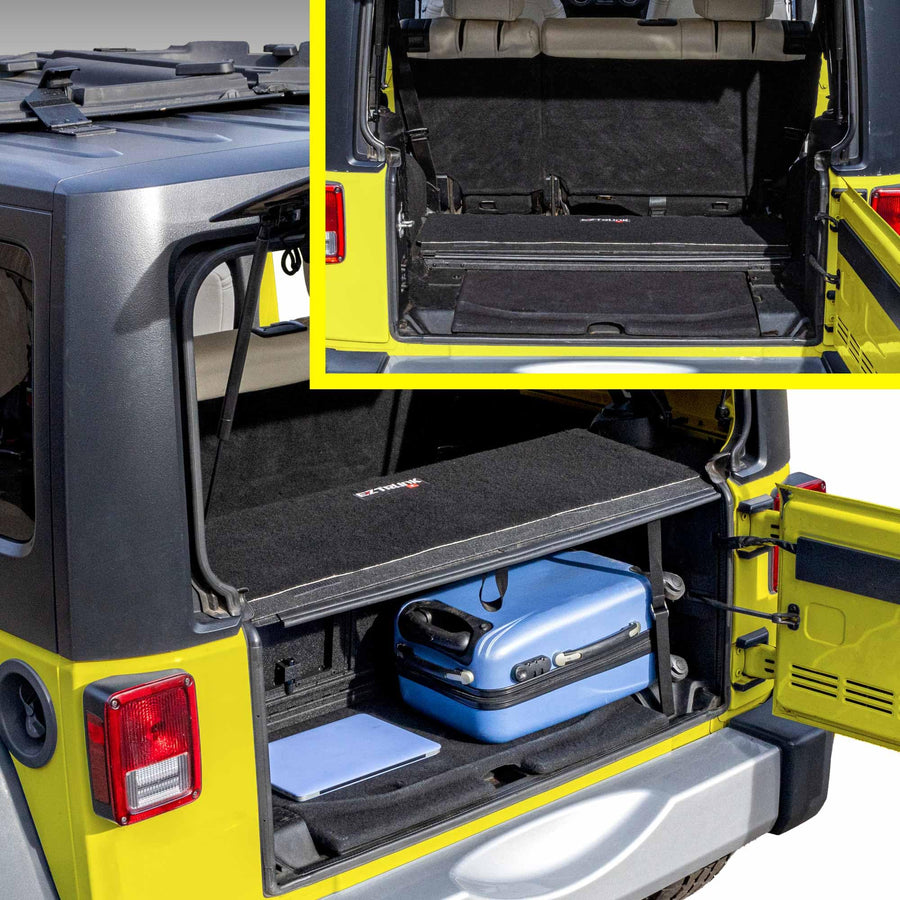 Folding Security Trunk/Storage Box EZTrunk for JKU 2011—2018 by EZ4X4 Patented & Patent Pending