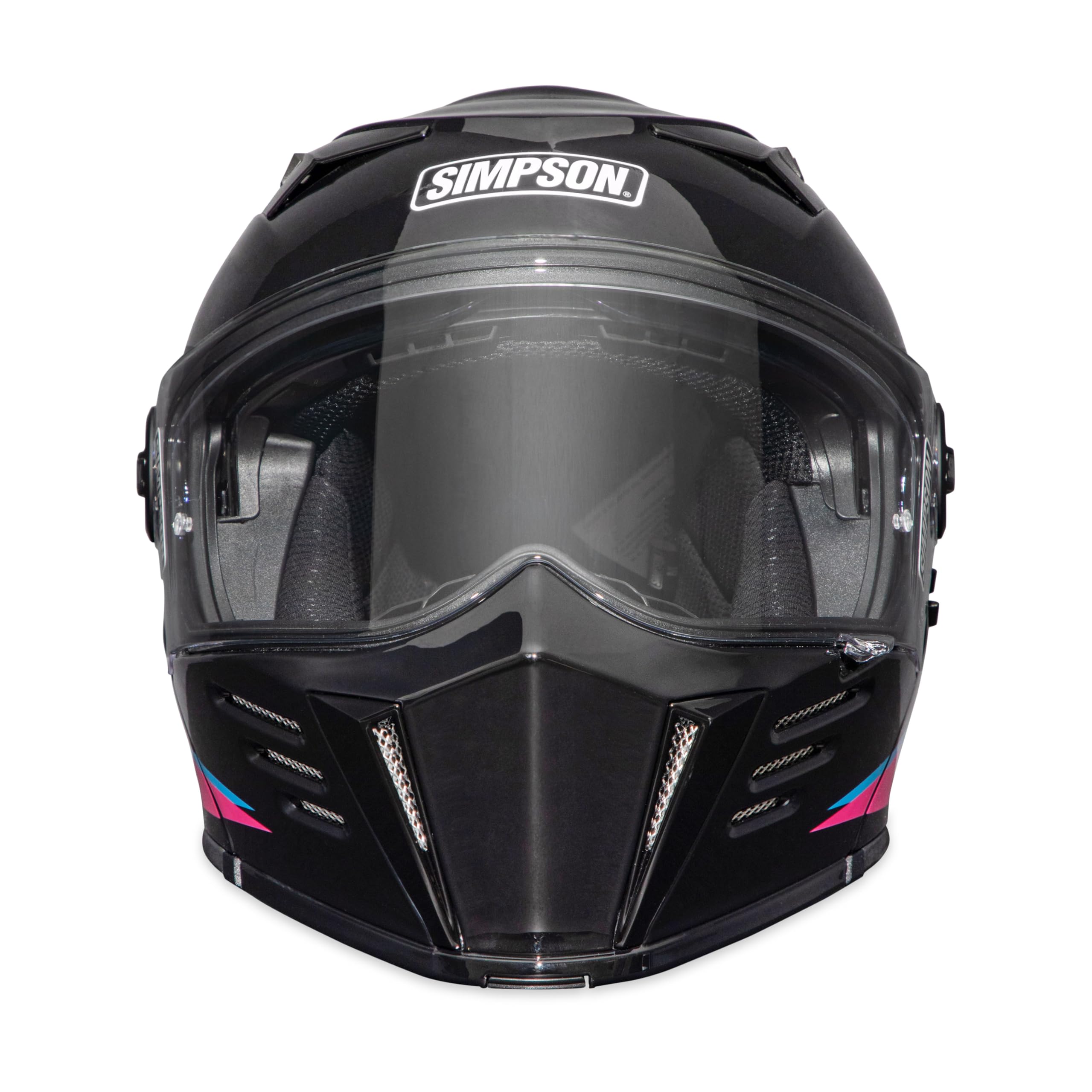 Simpson Motorcycle Helmet Mod Bandit - US Limited Edition Radical - Large | Modular Full-Face Helmet Clear Visor Shield DOT ECE Certified for Street, Cruiser & Touring Riders (M5928LG)
