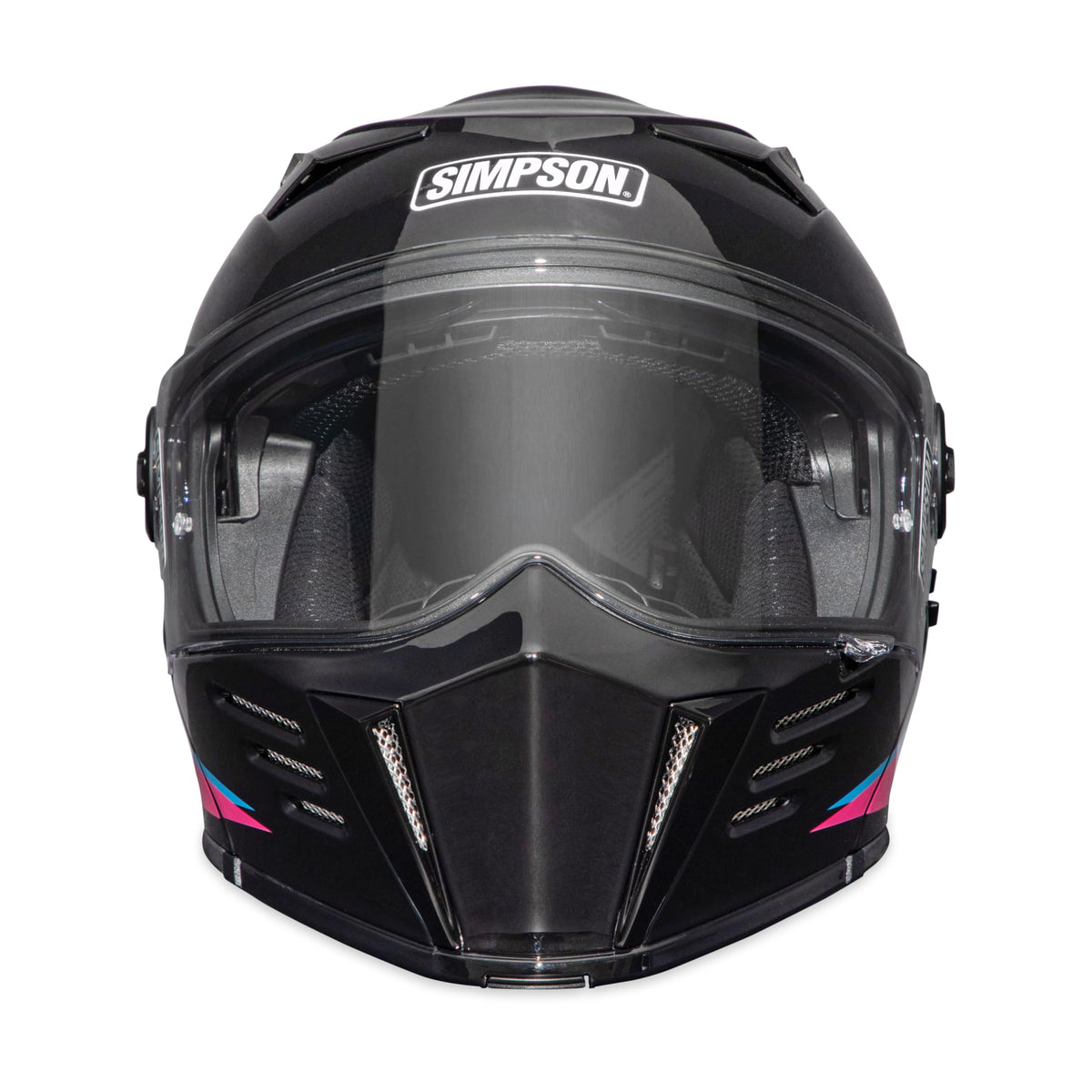 Simpson Motorcycle Helmet Mod Bandit - US Limited Edition Radical - Large | Modular Full-Face Helmet Clear Visor Shield DOT ECE Certified for Street, Cruiser & Touring Riders (M5928LG)